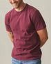 Men's Premium Slub Crew Tee - Zinfandel